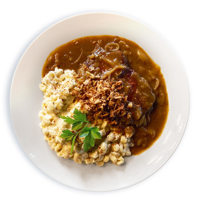 Zwiebelrostbraten Zwiebelrostbraten